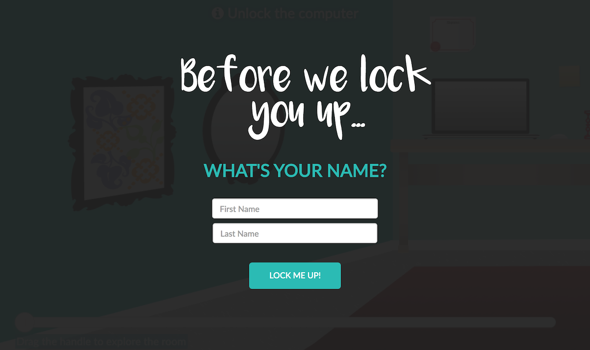 Interactive eLearning Example Can you solve the Escape Room Game?